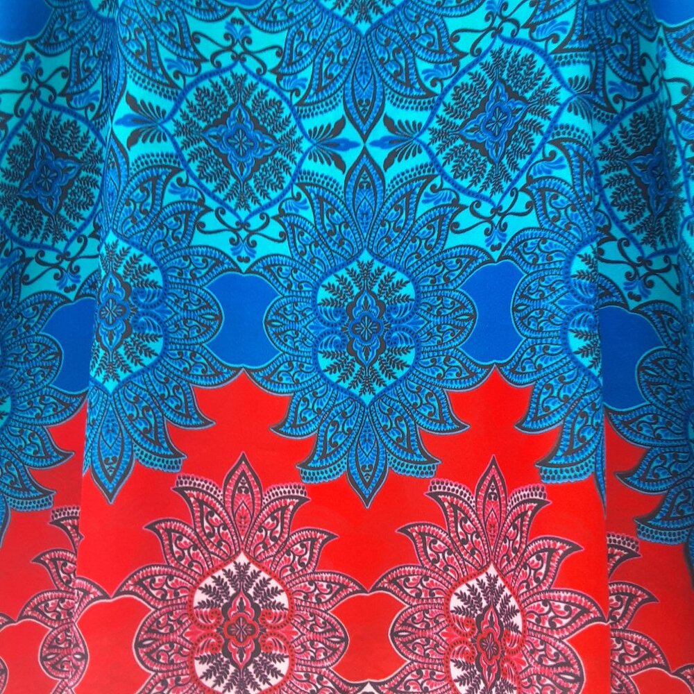 KAREN KANE Red & Blue NWOT Handkerchief Tank Top | Size XL - Picture 6 of 9